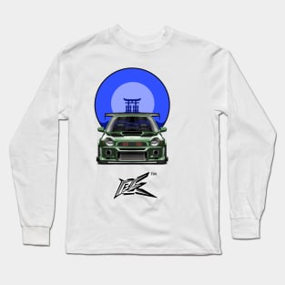 SUBARU IMPREZA WRX GC8 BUGEYE green Long Sleeve T-Shirt